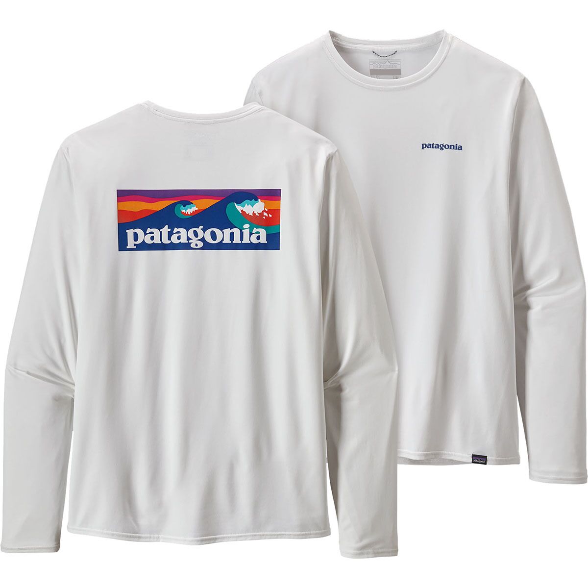 Світшорт Patagonia Men's Long-Sleeved Capilene® Cool Daily Graphic Shirt - Waters — фото 7