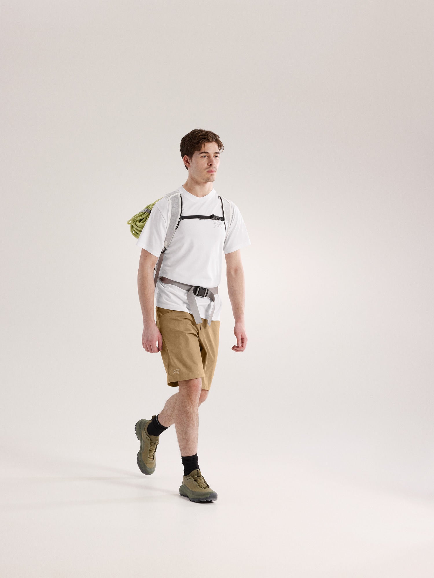 Футболка Arc'teryx Kragg SL Cotton Short Sleeve White Light — фото 22