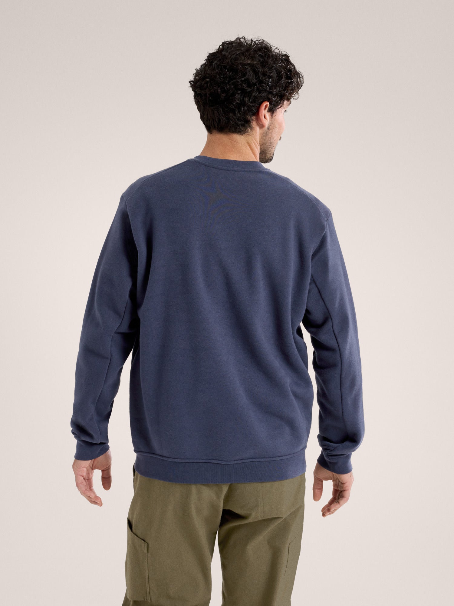 Світшот Arc'teryx Emblem Fleece Crew Black Sapphire — фото 9
