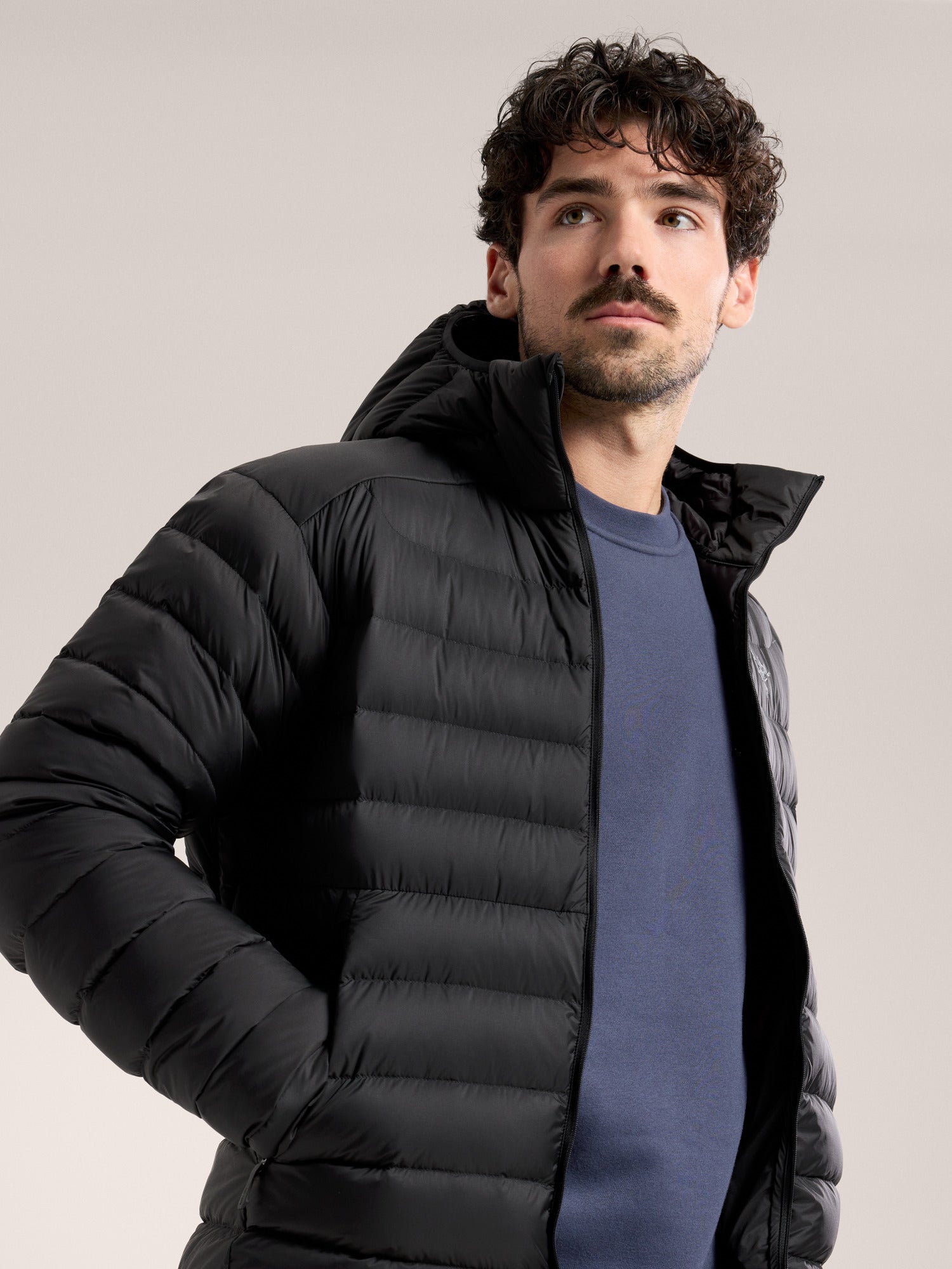 Світшот Arc'teryx Emblem Fleece Crew Black Sapphire — фото 6