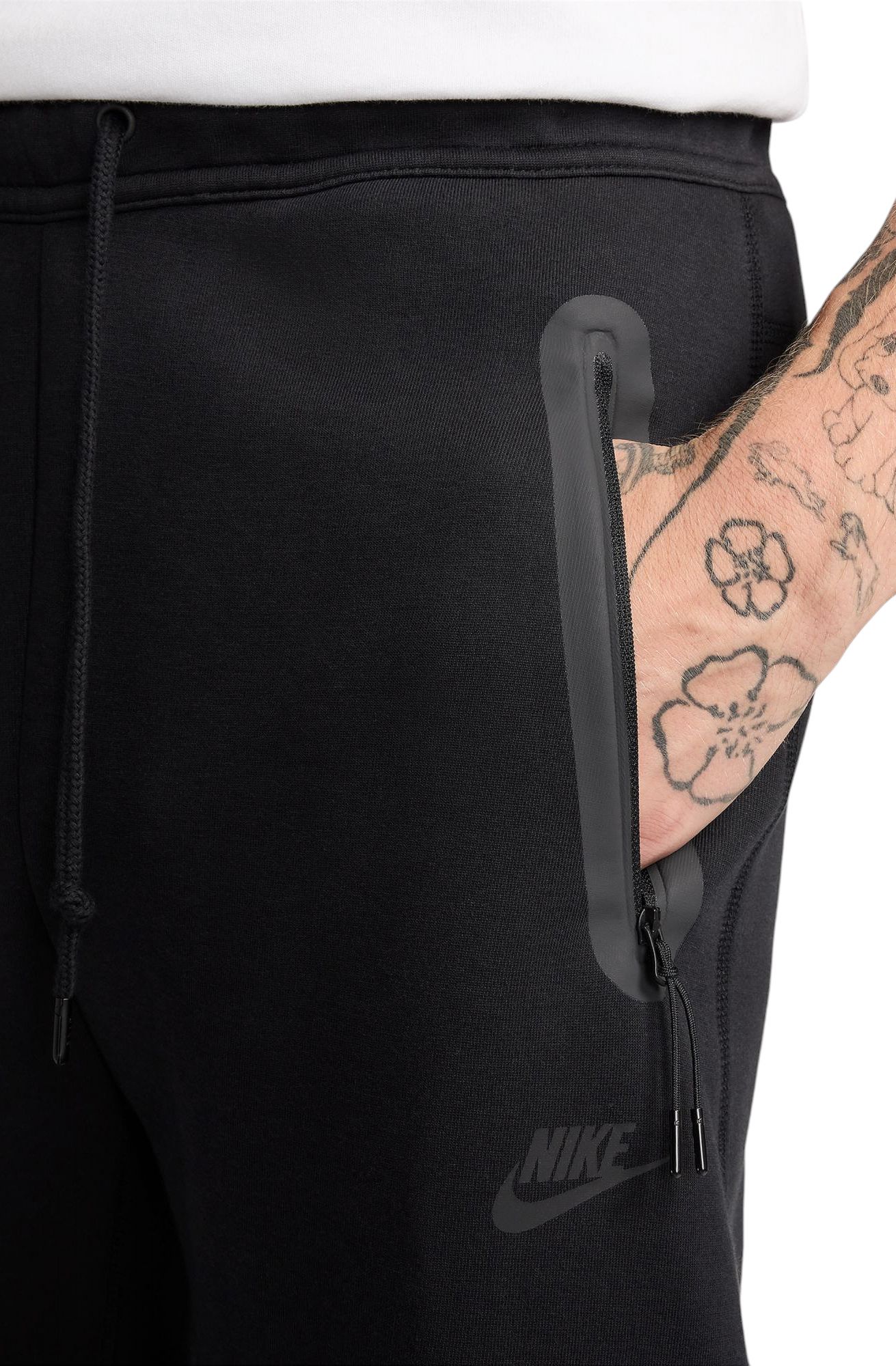 Брюки чоловічі Nike Tech Fleece Open-Hem Pants Black (HJ6533-010) — фото 7