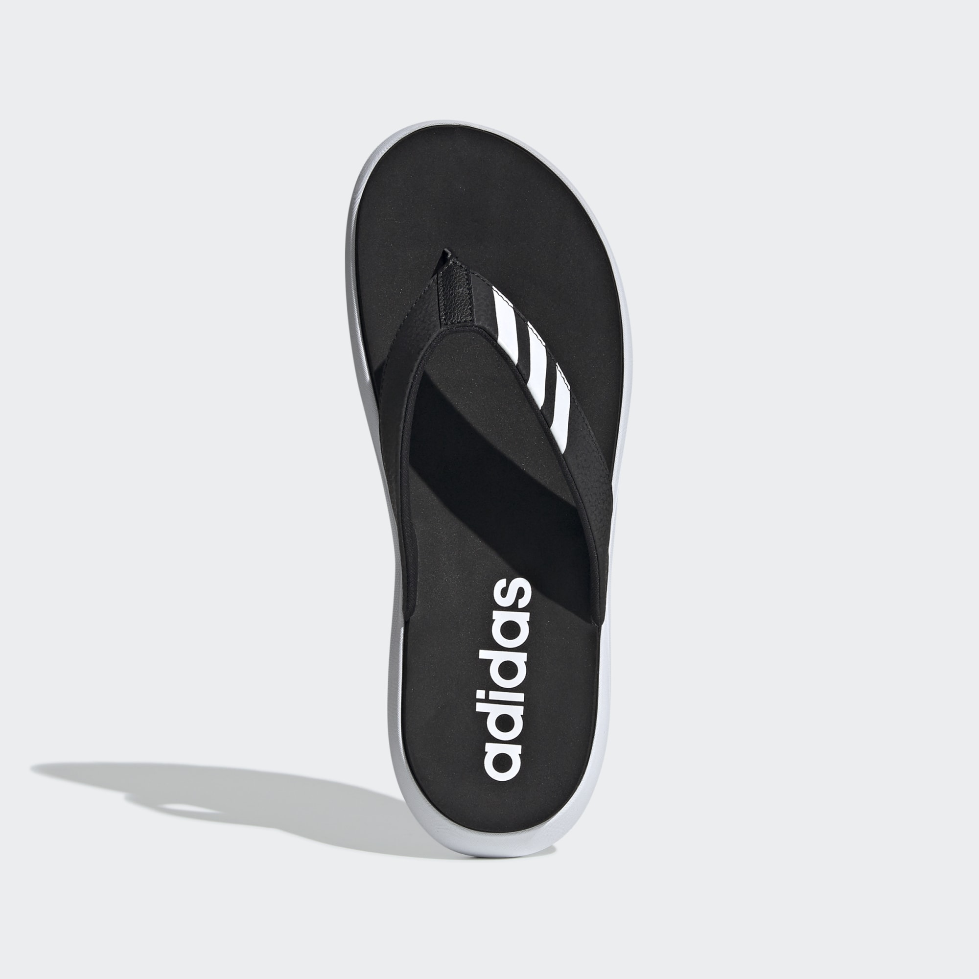 Тапочки чоловічі Adidas Comfort Flip Flop Black/White (EG2069) — фото 4