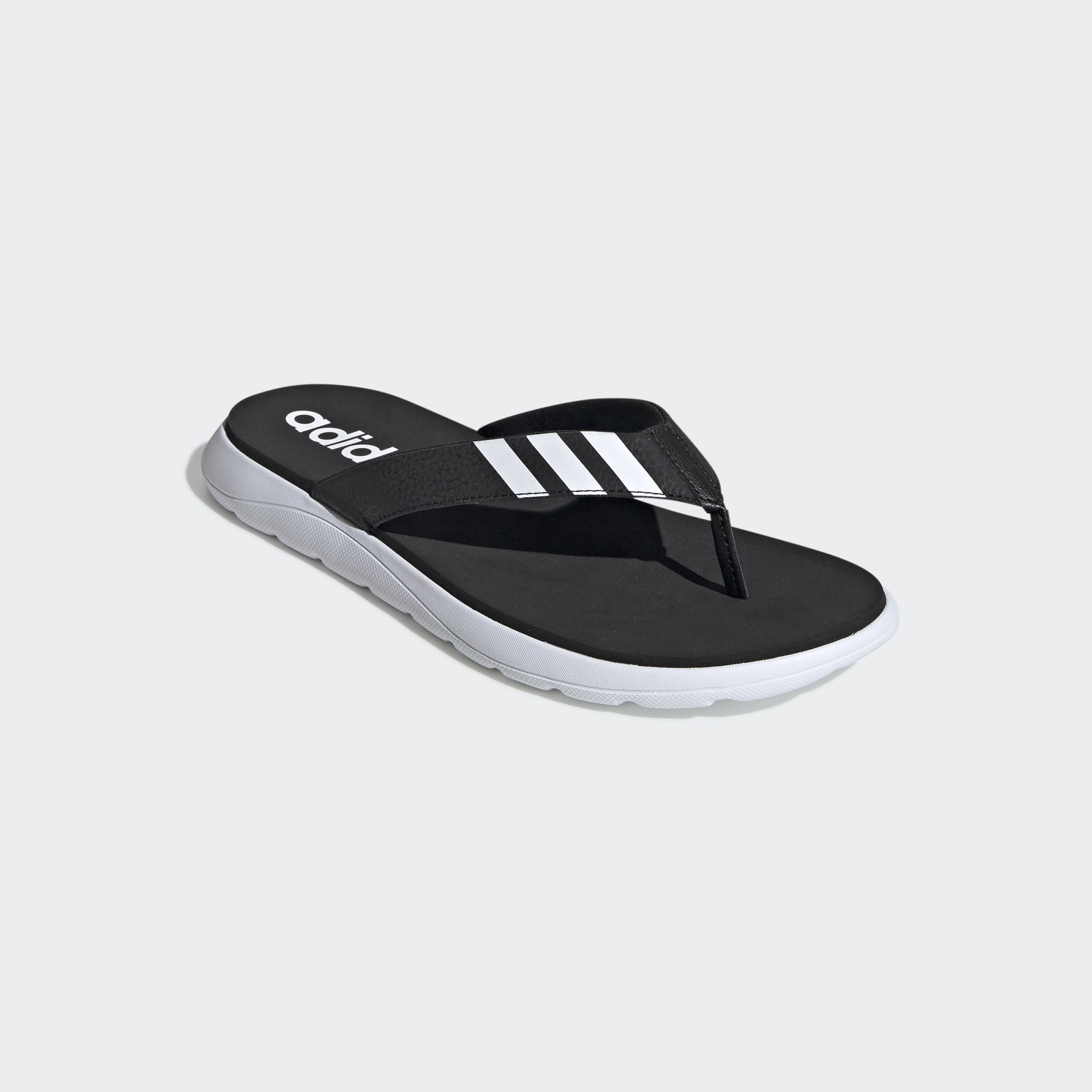 Тапочки чоловічі Adidas Comfort Flip Flop Black/White (EG2069) — фото 7