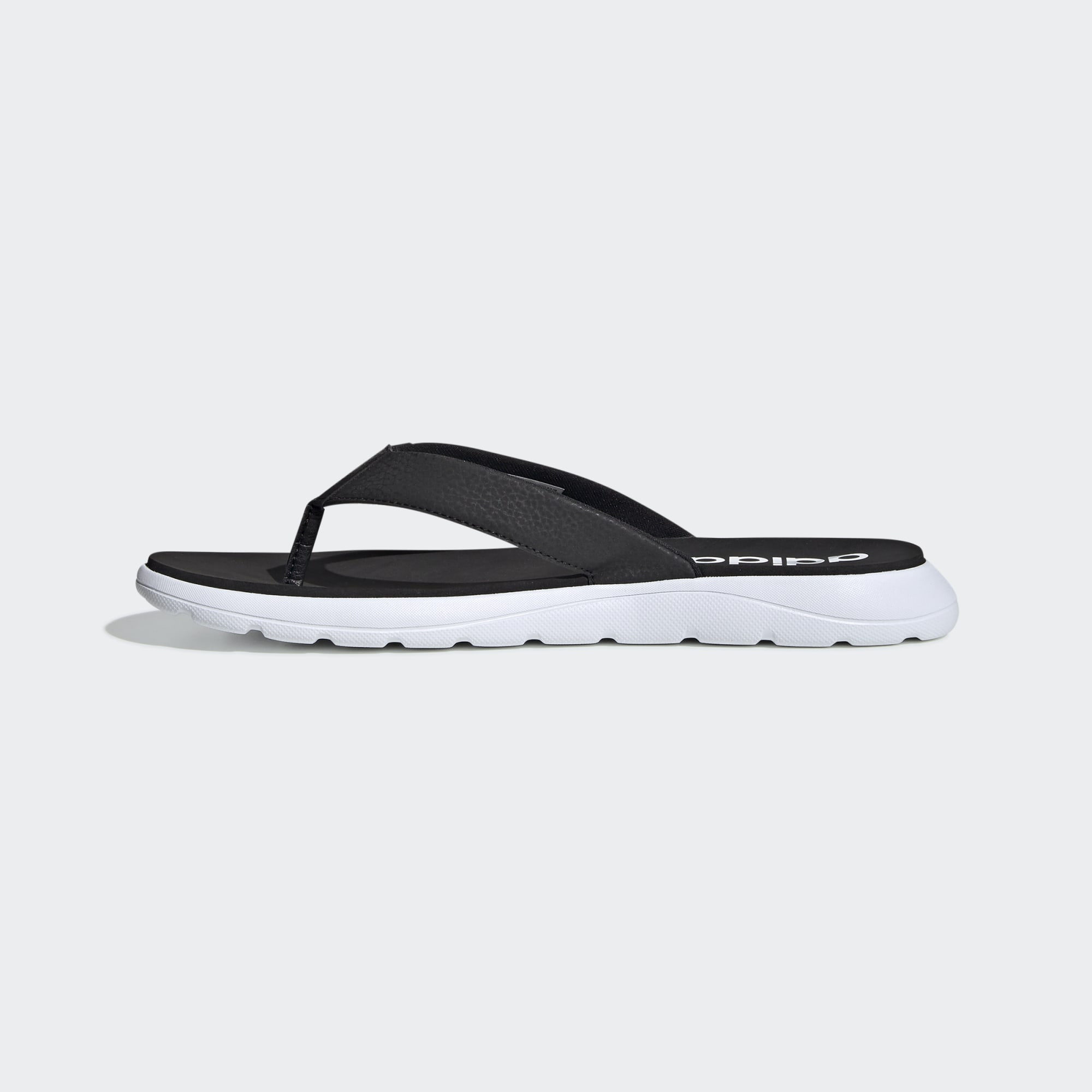 Тапочки чоловічі Adidas Comfort Flip Flop Black/White (EG2069) — фото 9