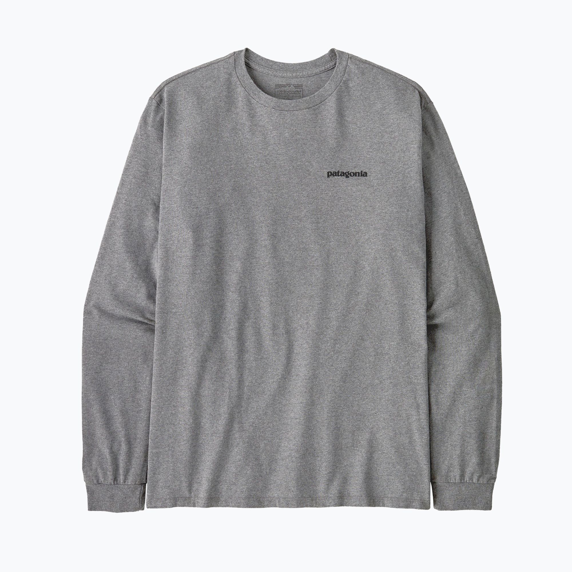 Кофта чоловіча Patagonia P-6 Logo Uprisal Crew Sweatshirt Gravel Heather Grey Glh39657 (GLH39657) — фото 4