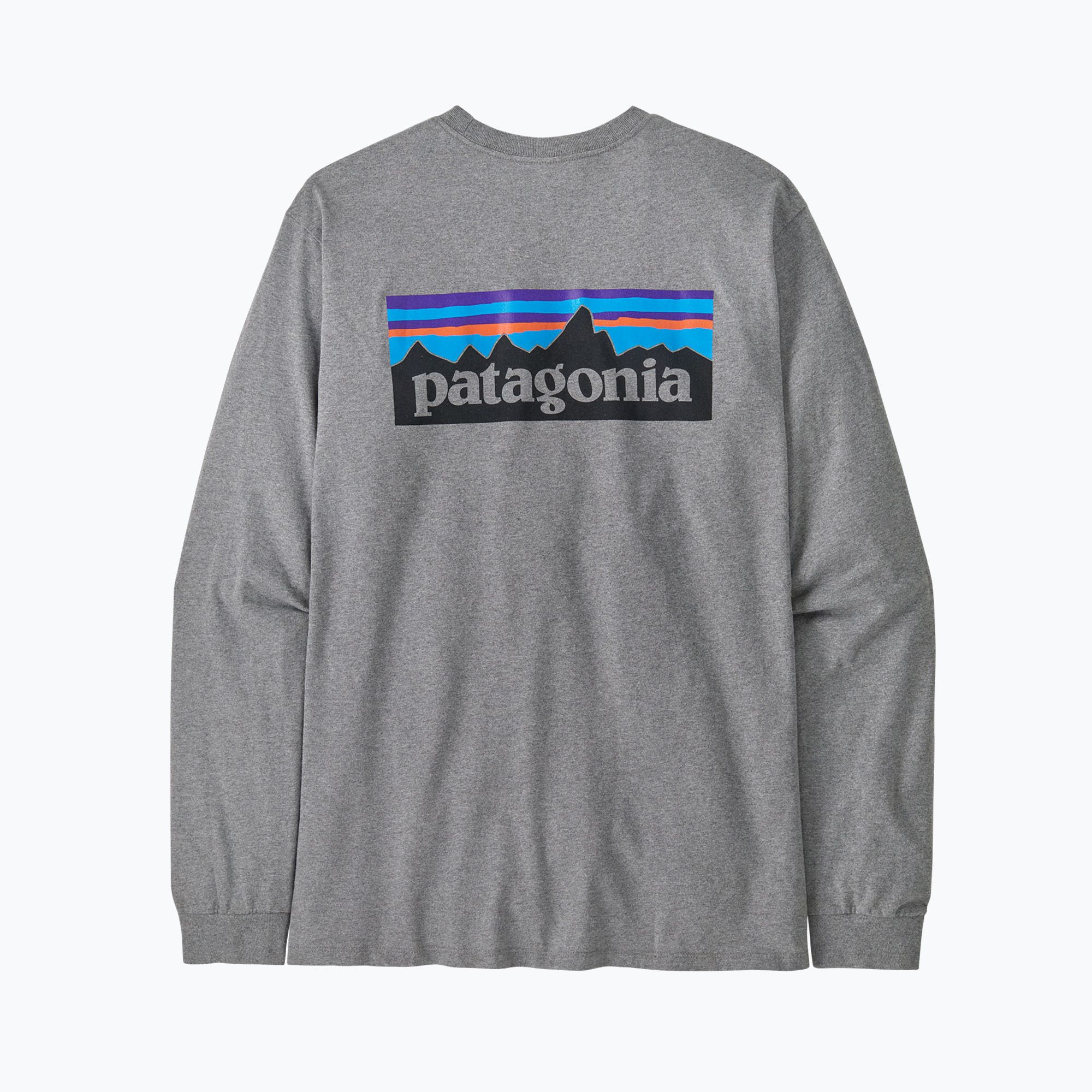 Кофта чоловіча Patagonia P-6 Logo Uprisal Crew Sweatshirt Gravel Heather Grey Glh39657 (GLH39657) — фото 5