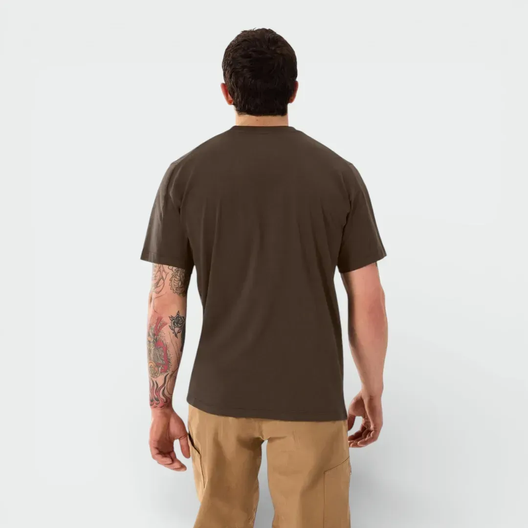 Світшоти Arcteryx Kragg SL Cotton Short Sleeve carob — фото 6