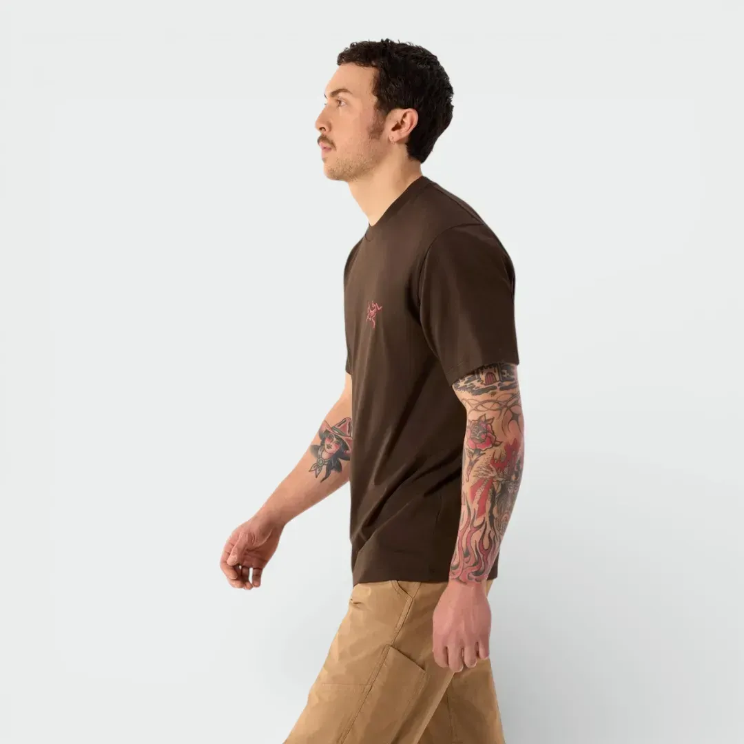 Світшоти Arcteryx Kragg SL Cotton Short Sleeve carob — фото 5