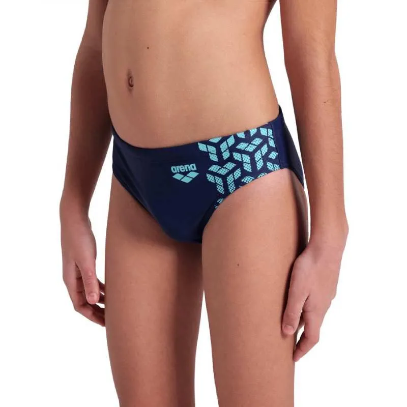 Дитячі плавки KIKKO V SWIM BRIEFS GRAPHIC 006722-780 Arena 10 Темно-синій — фото 1