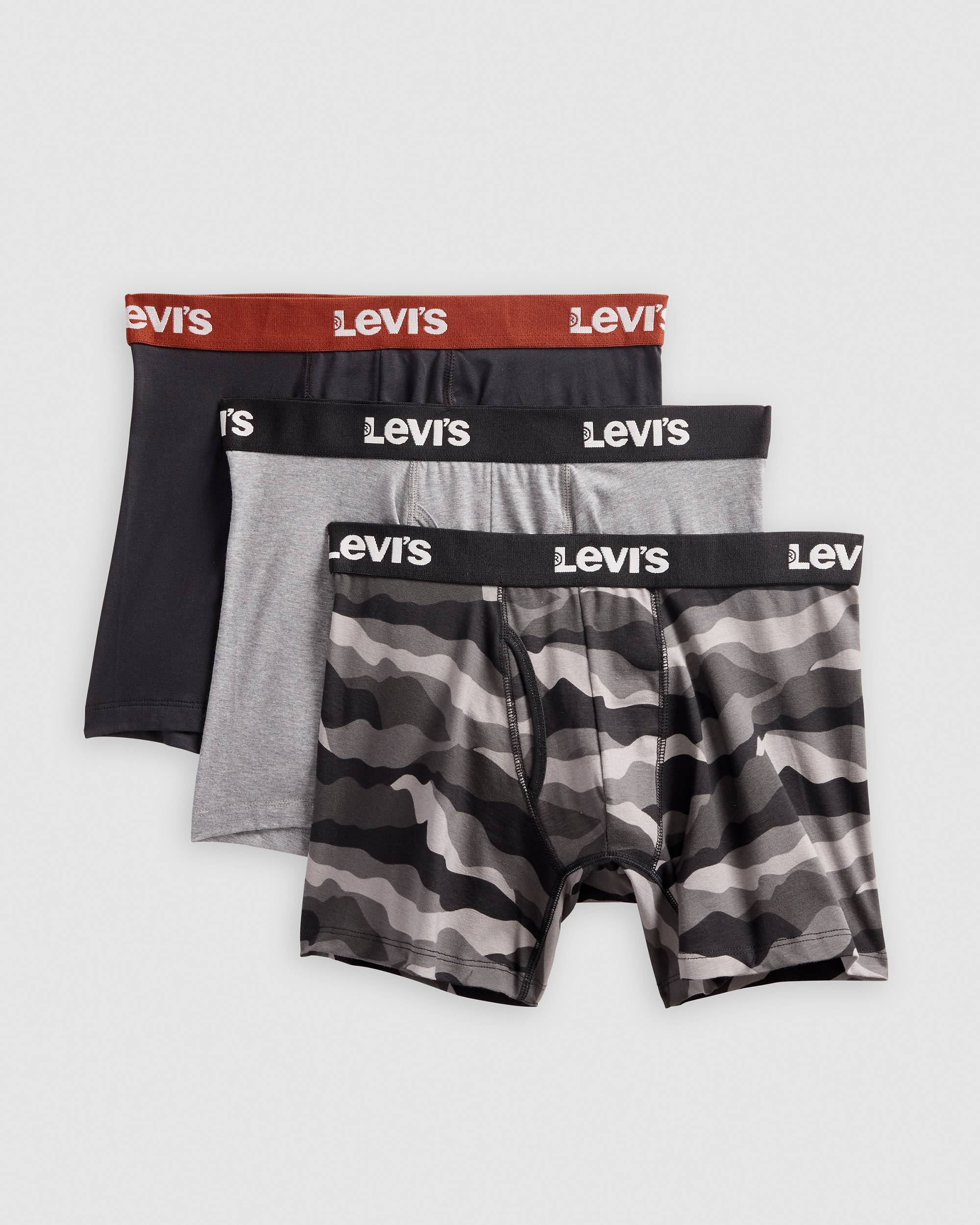 Боксери Levis Boxers Camo Grey — фото 1
