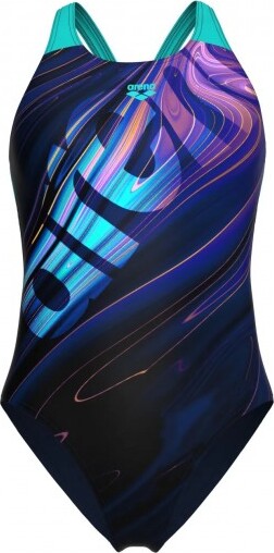 Купальник закритий для жінок Arena FLOW SWIMSUIT V BACK LB — фото 1