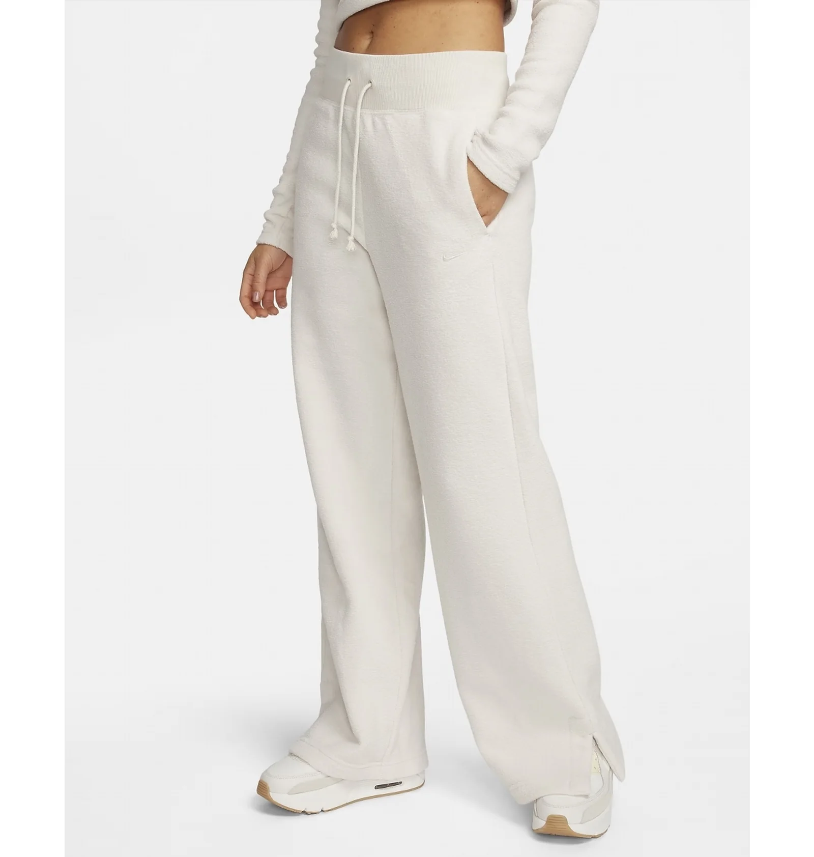 Жіночі штани Nike W Nsw Phnx Plsh Hr Pant Wide FN3622-104, M — фото 2