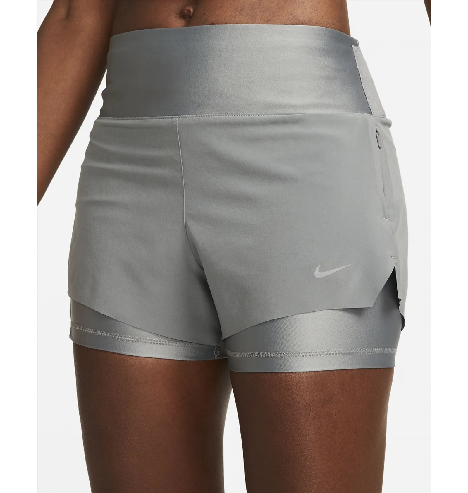 Шорти жіночі Nike Dri-Fit Swift 2-In-1-Laufshorts DX1029-084, S — фото 4