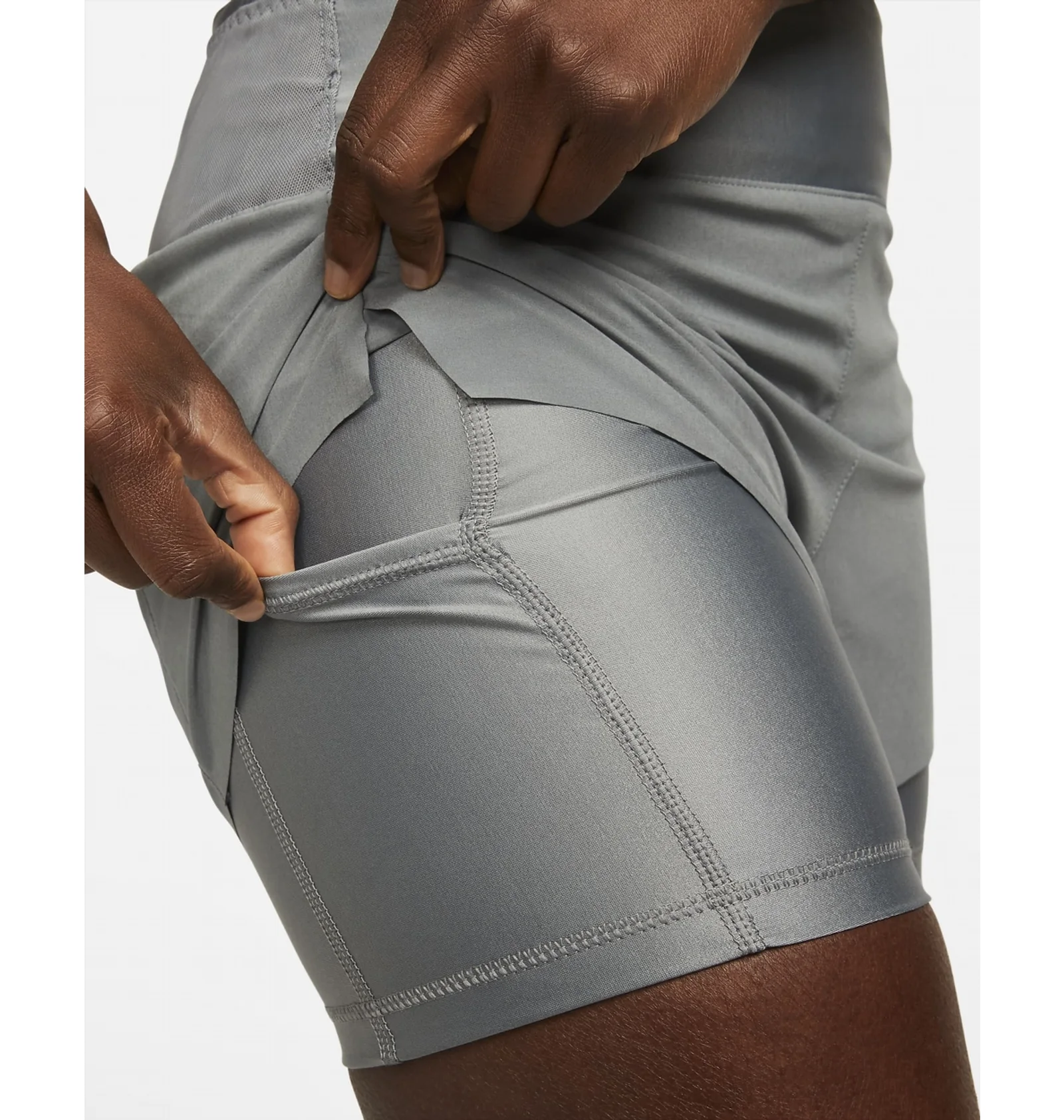 Шорти жіночі Nike Dri-Fit Swift 2-In-1-Laufshorts DX1029-084, S — фото 8