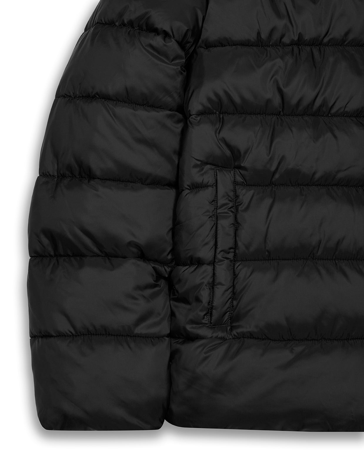 Куртка Trastar It's A Secret Hooded Puffer Black — фото 5