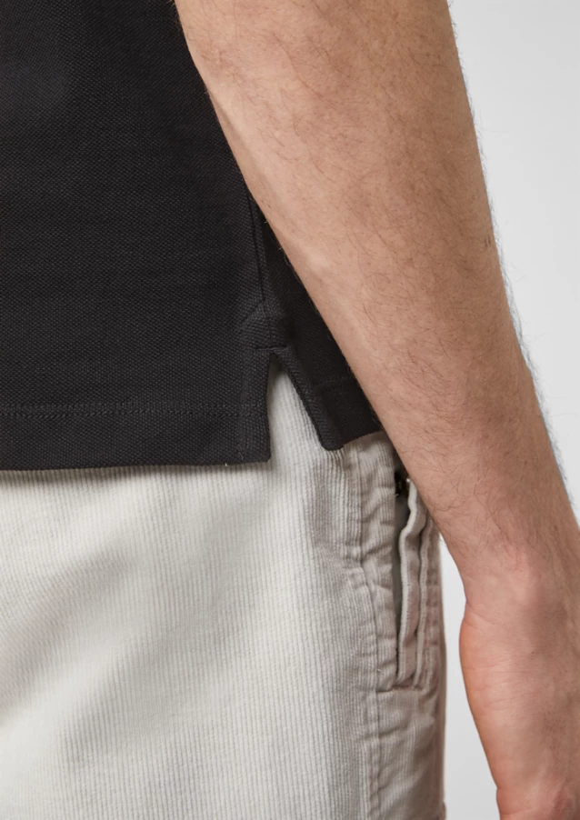 Поло Polo The shirt REGULAR FIT 130.11.899.13.130.2024581-99A1 s.Oliver S Чорний — фото 5