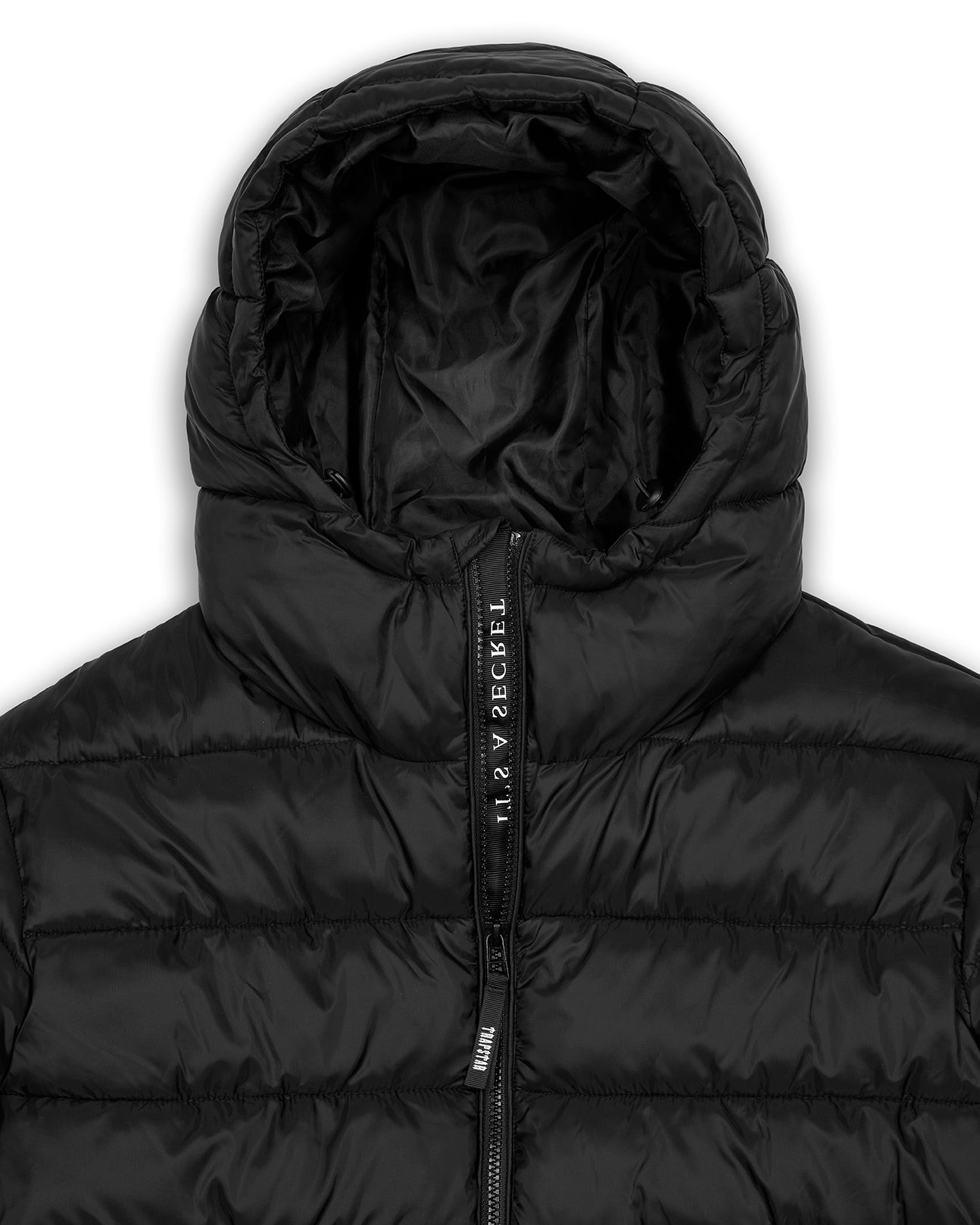 Куртка Trastar It's A Secret Hooded Puffer Black — фото 4