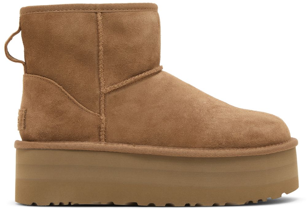 Уггі жіночі UGG Wmns Classic Mini Platform Boot 'Chestnut' — фото 1