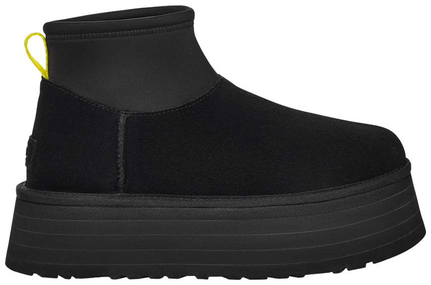 UGG Wmns Classic Mini Dipper 'Black' — фото 1