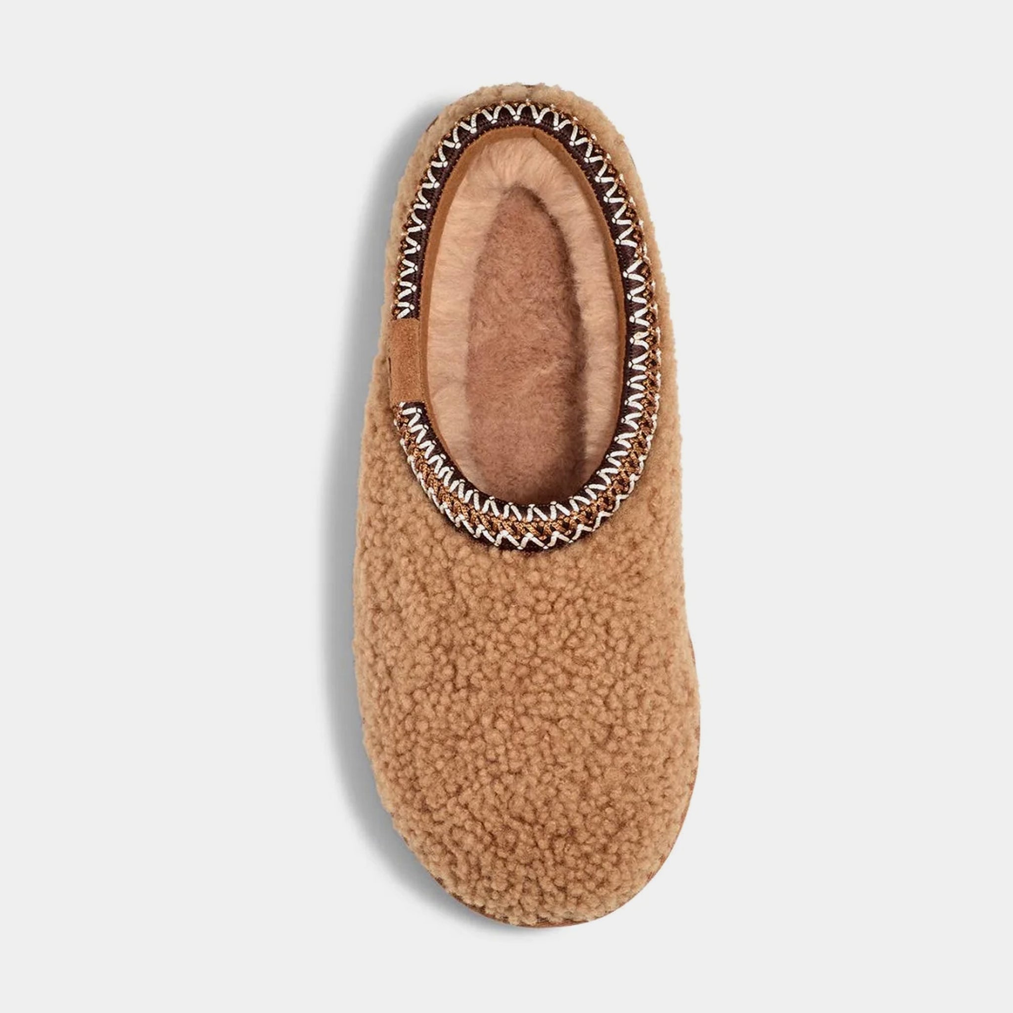 Тапочки жіночі UGG Tasman Maxi Curly Chestnut — фото 1