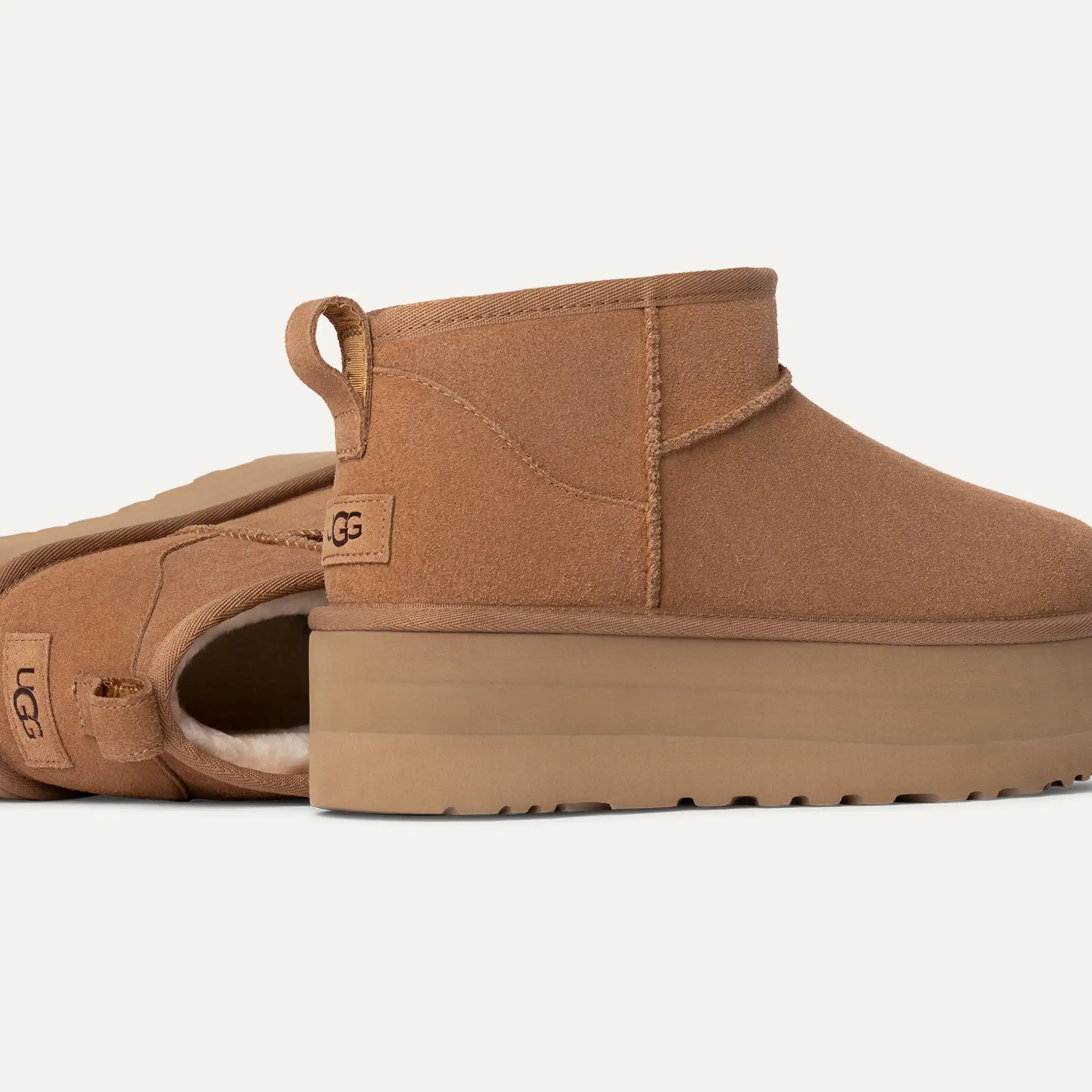 Черевики жіночі Classic Ultra Mini Platform Chestnut — фото 2