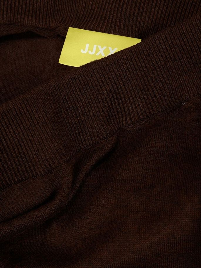 Штани JXHARPER SOFT KNIT PANT NOOS 12202996-Demitasse JJXX L Коричневий — фото 5