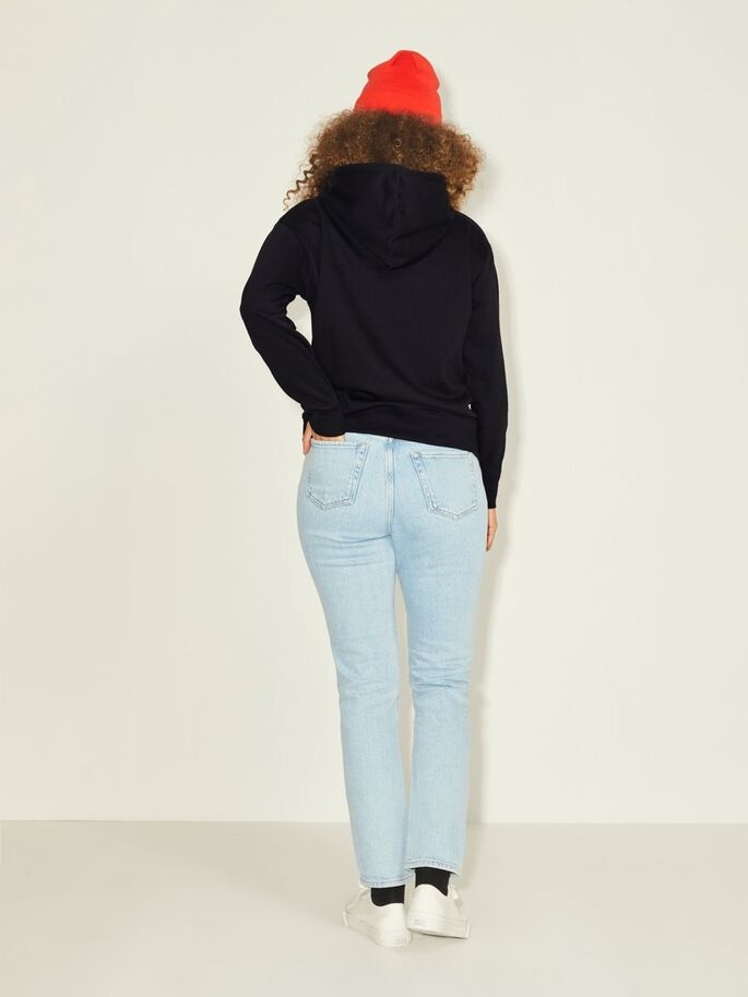 Толстовка JXANINA LS REL EVERY HOODIE NOOS 12200194-Black JJXX XS Чорний — фото 4