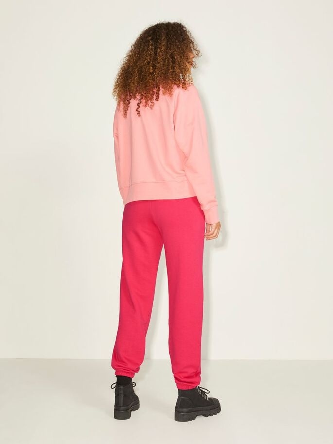 Штани JXALBERTE REL EVERY PANTS NOOS 12200298-Bright Rose JJXX L Розовий — фото 4
