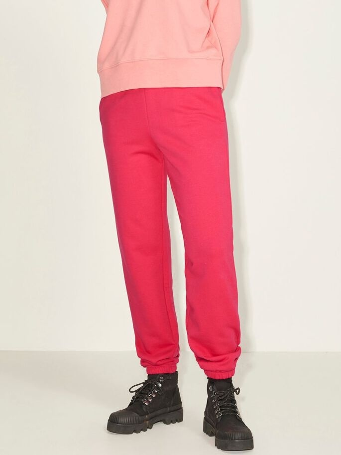 Штани JXALBERTE REL EVERY PANTS NOOS 12200298-Bright Rose JJXX L Розовий — фото 3