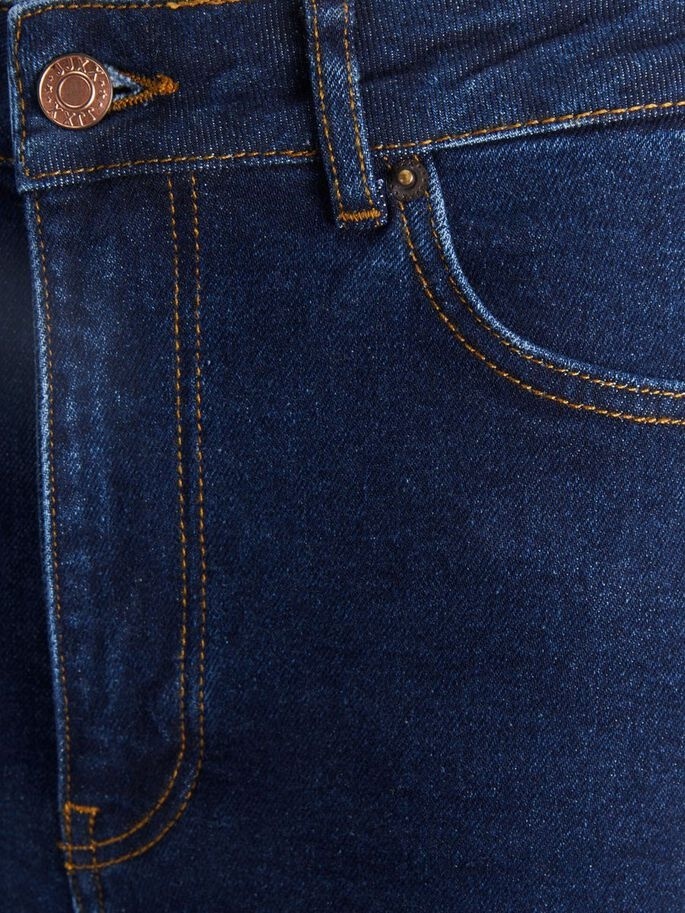 Джинси JXLISBON MOM HW CC4001 NOOS 12203866-Dark Blue Denim JJXX 26/32 Темно-синій — фото 4