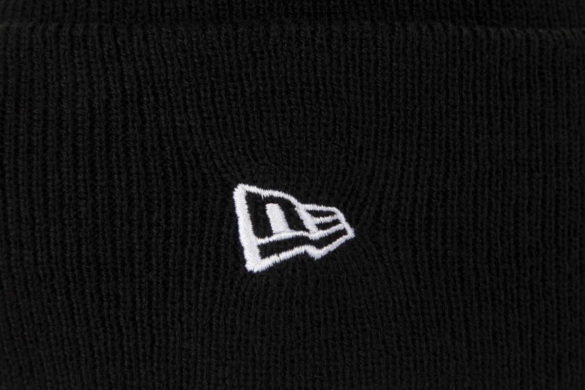 Шапка Wide Cuff Patch Knit 12033078N0H-BLK New Era o/s (Б/р) Чорний — фото 5