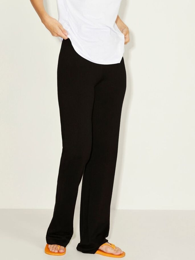 Штани JXHARPER SOFT KNIT PANT NOOS 12202996-Black JJXX L Чорний — фото 3