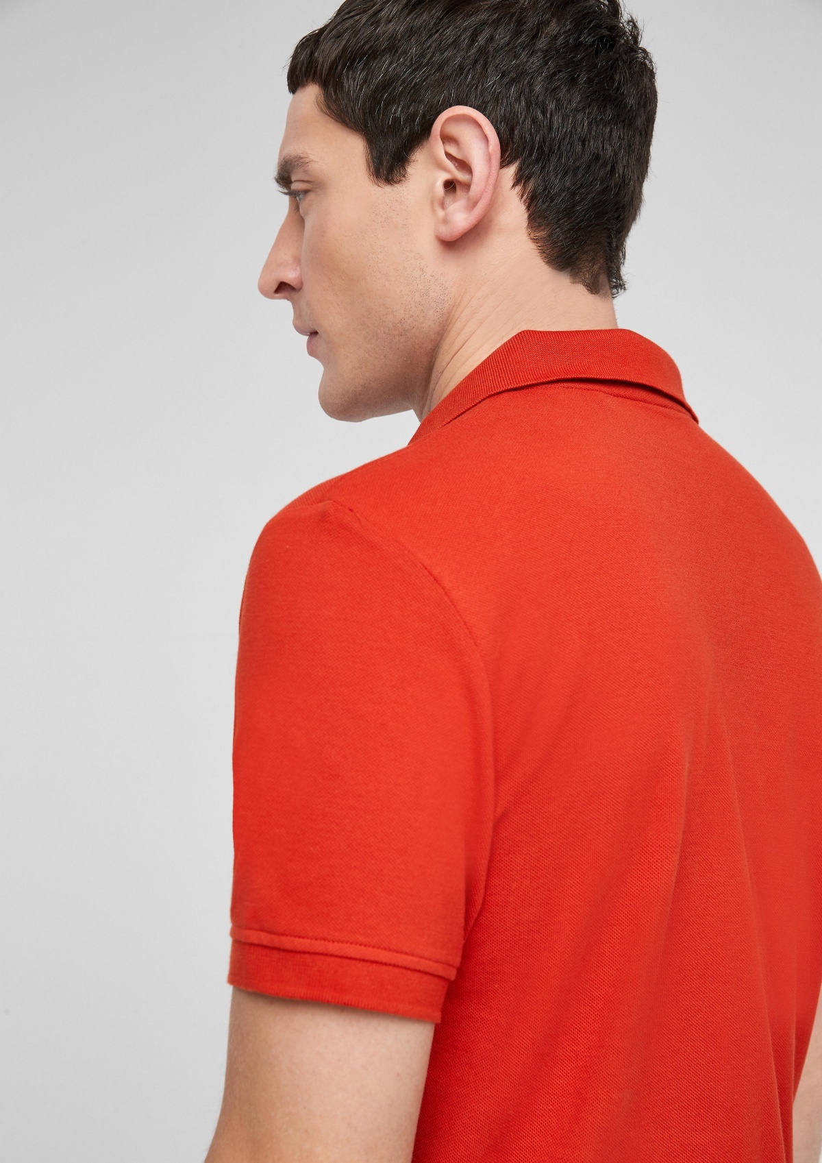 Поло Polo The shirt REGULAR FIT 13.1Q1.35.2775-2461 s.Oliver M Червоний — фото 4
