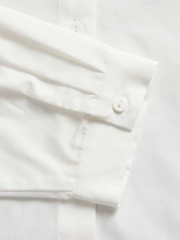 Сорочка JXMISSION LS OVERSIZE SHIRT NOOS 12203891-White JJXX L Білий — фото 6