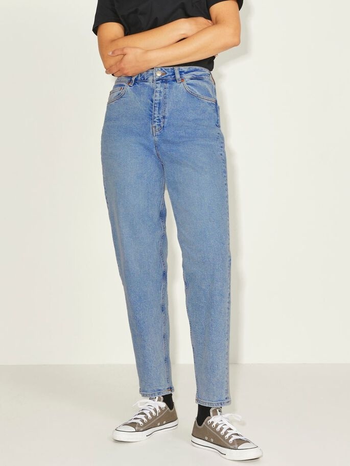 Джинси JXLISBON MOM HW CC4003 NOOS 12203868-Light Blue Denim JJXX 26/32 Блакитний — фото 2