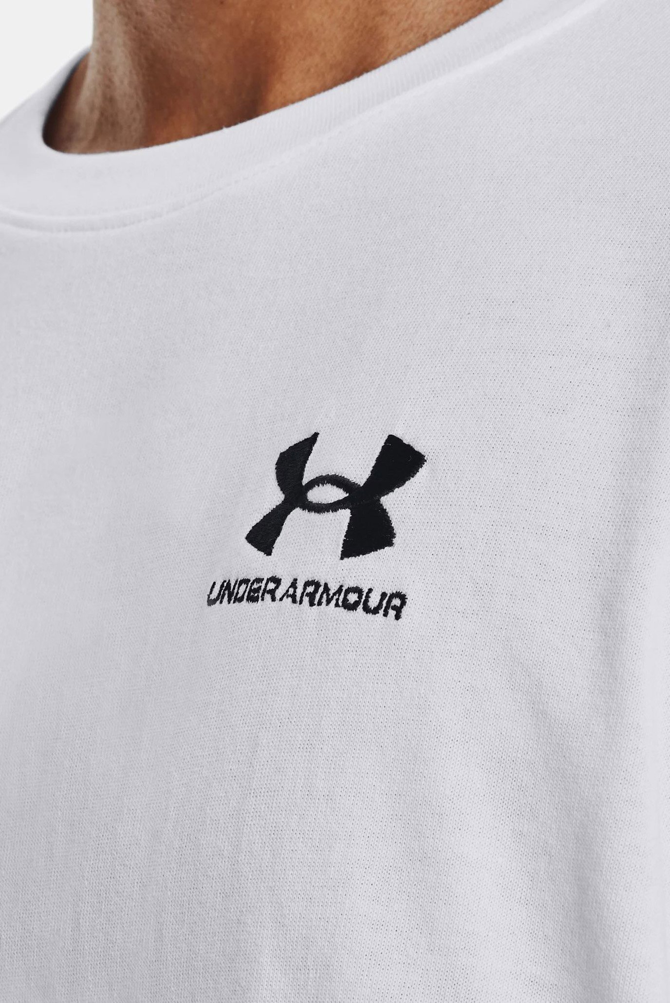 Футболка чоловіча Under Armour Ua Logo Emb Heavyweight (1373997-100) — фото 6