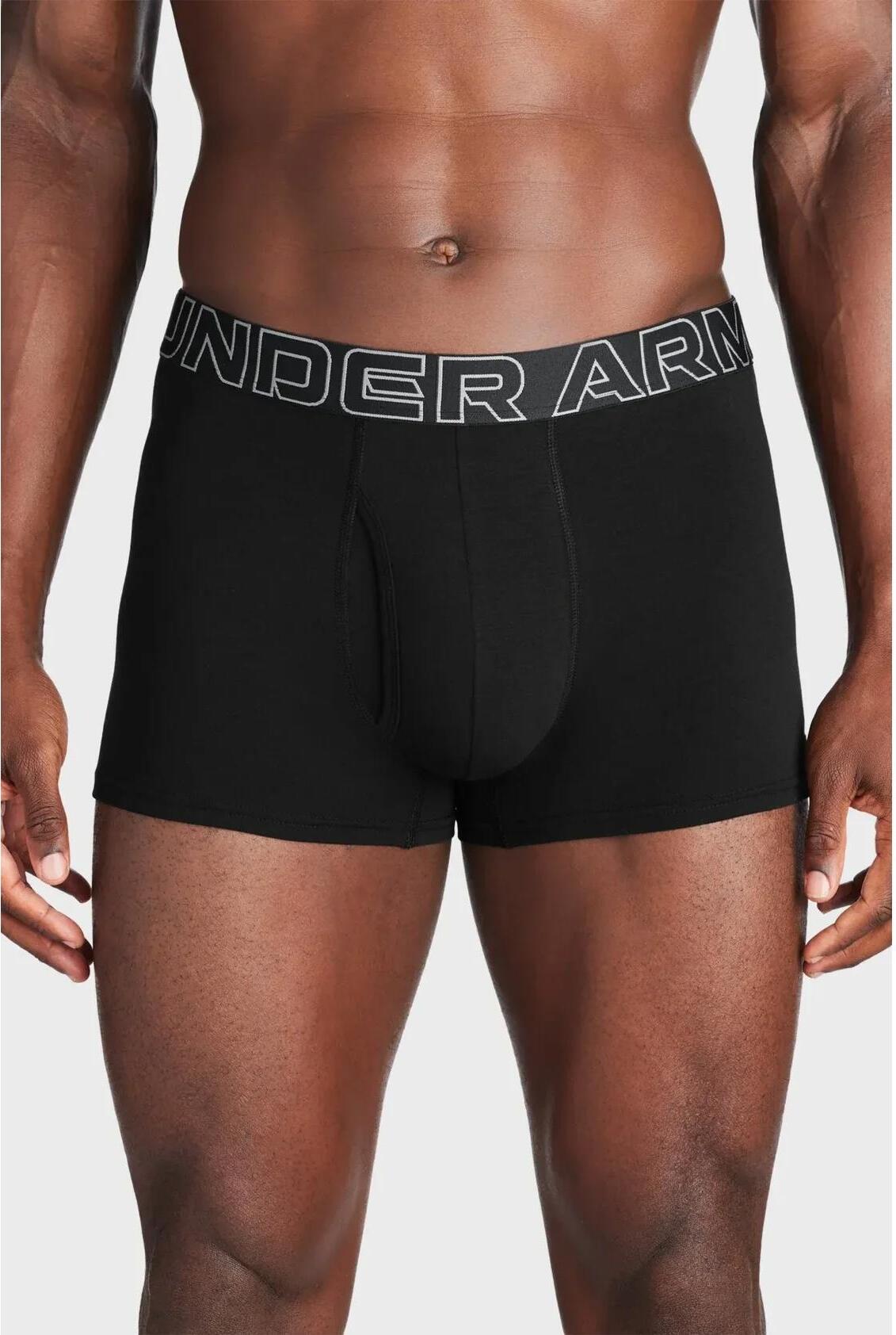 Труси-боксерки чоловічі Under Armour Ua M Perf Cotton 3In (1383891-001) — фото 4
