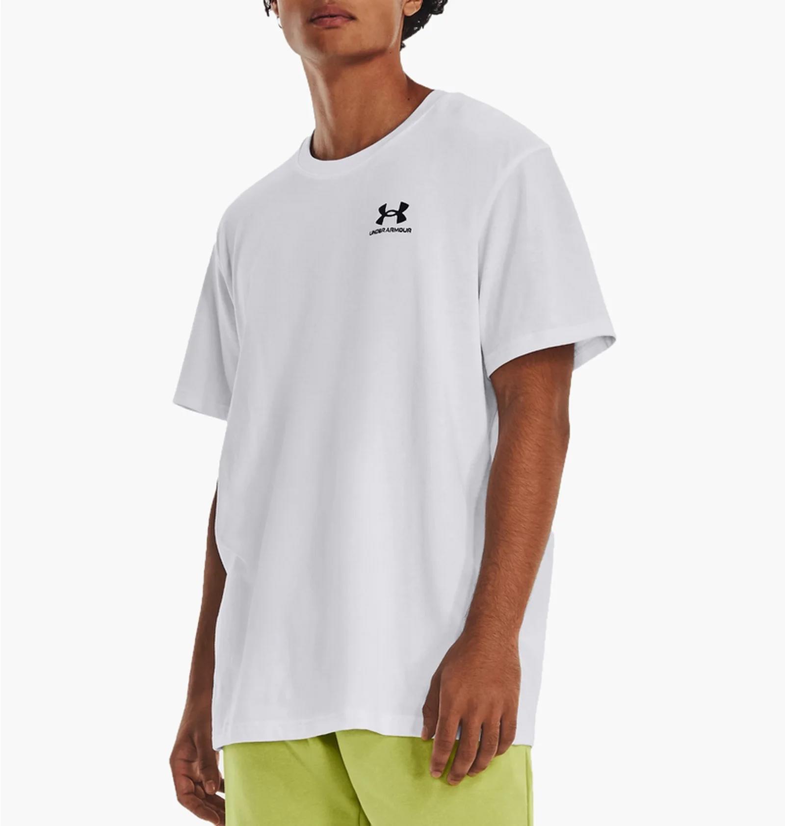 Футболка чоловіча Under Armour Ua Logo Emb Heavyweight (1373997-100) — фото 1