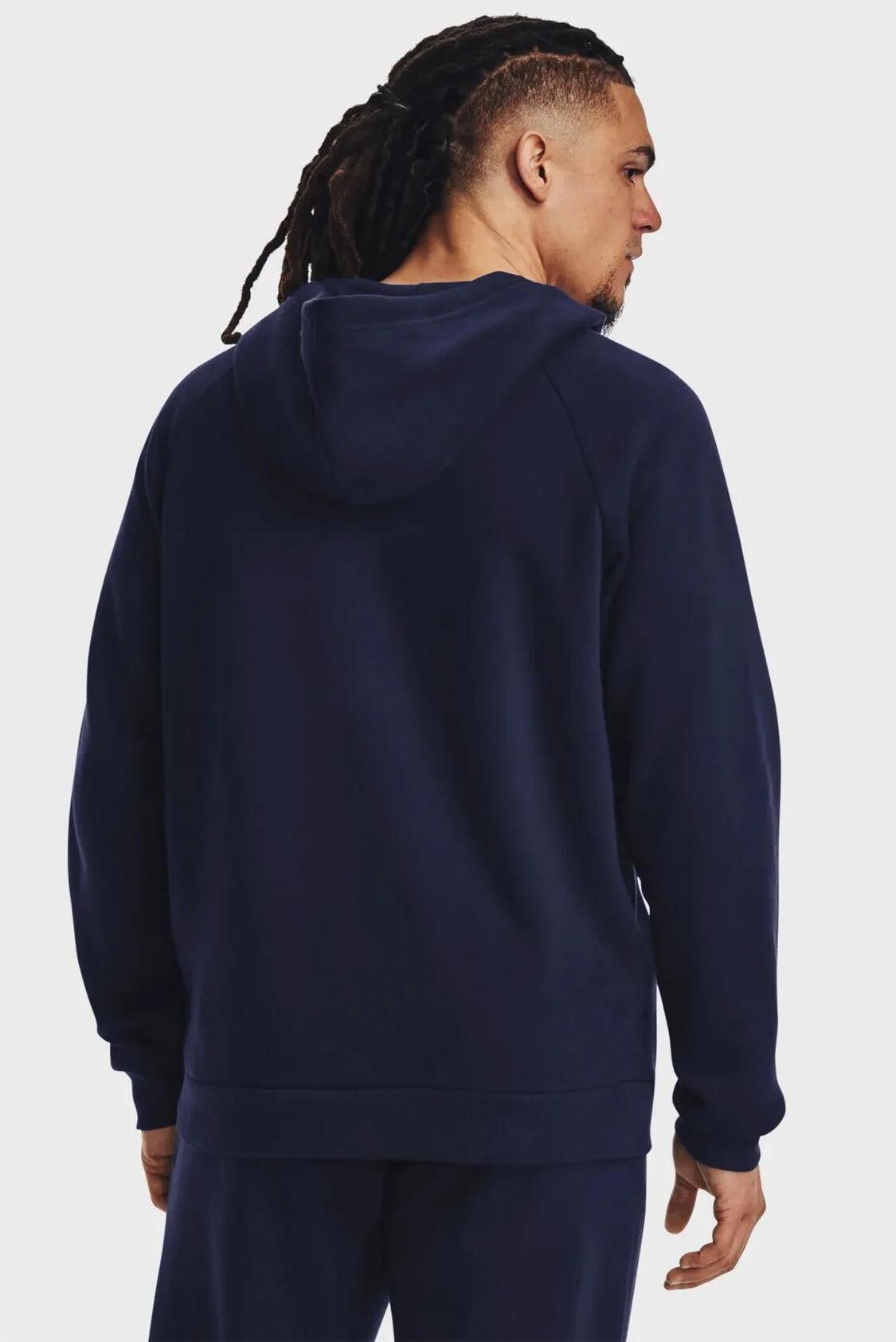Кофта чоловіча Under Armour Rival Fleece Fz Blue (1379767-410) — фото 5