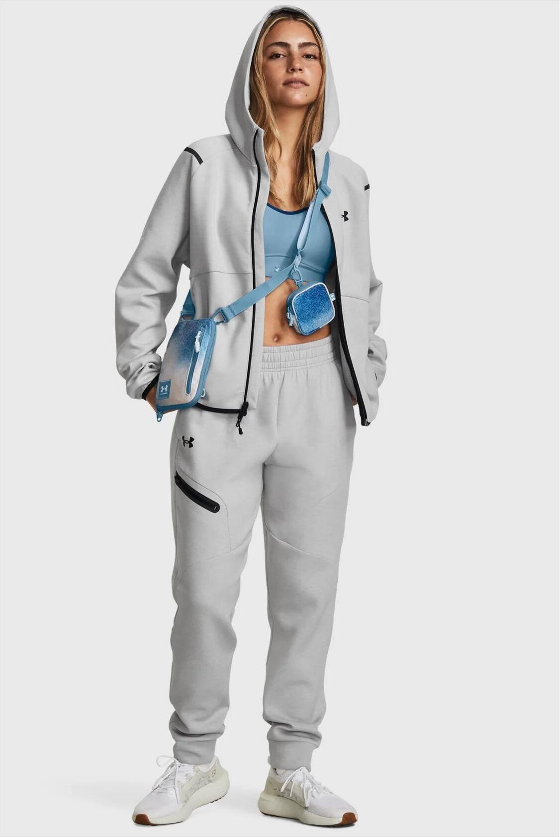Кофта жіночі Under Armour Unstoppable Flc Fz (1379842-011) — фото 5