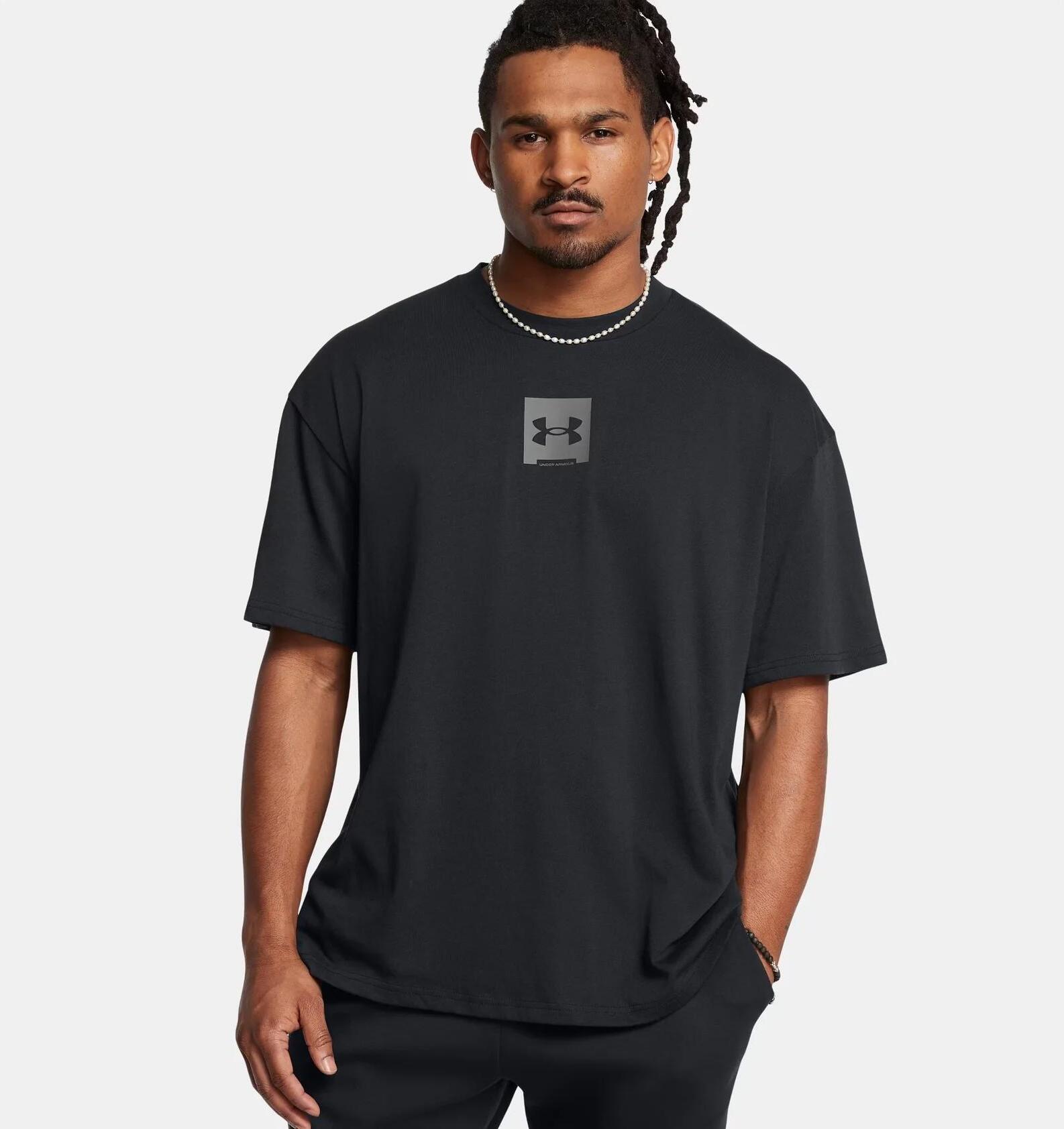 Футболка чоловіча Under Armour M Hw Os Sm Box Ss (1386803-001) — фото 3