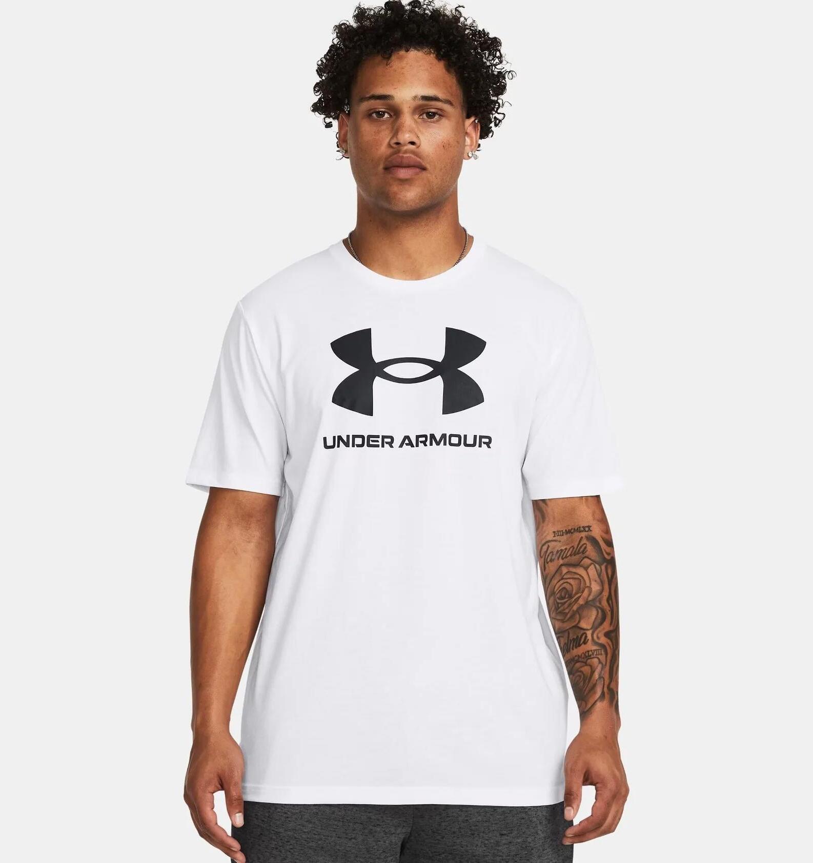 Футболка чоловіча Under Armour Sportstyle Logo Tshirt (1382911-100) — фото 5