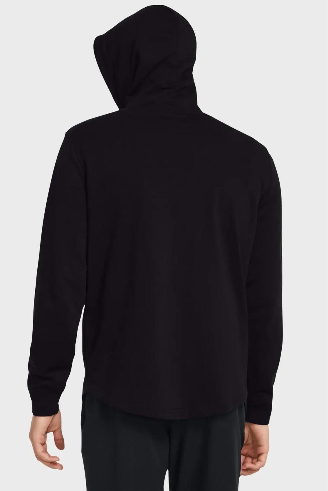Кофта чоловіча Under Armour Rival Terry Graphic Black (1386047-001) — фото 4