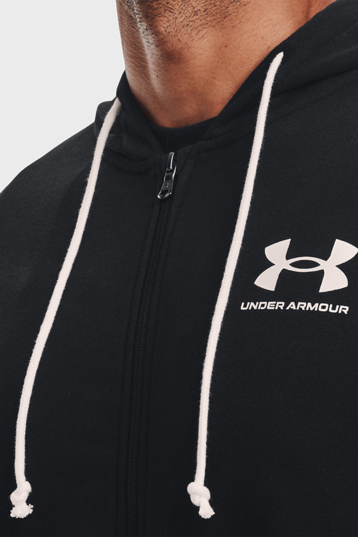 Кофта чоловіча Under Armour Rival Terry Lc Fz (1370409-001) — фото 5