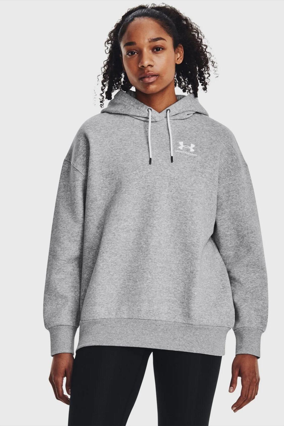 Кофта жіночі Under Armour Essential Flc Os (1379495-012) — фото 6