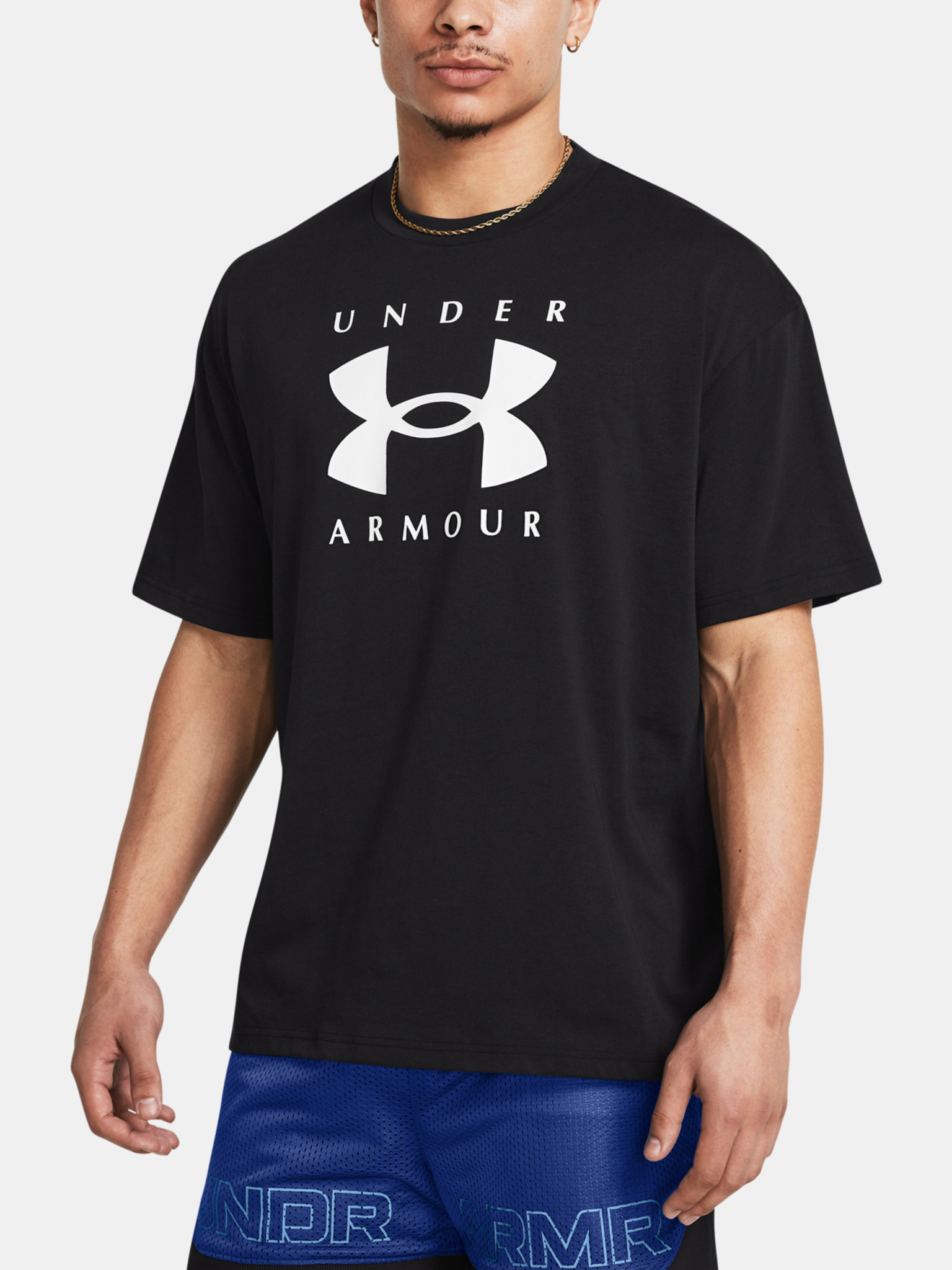 Футболка чоловіча Under Armour M Hw Os Branded Ss (1389146-001) — фото 1