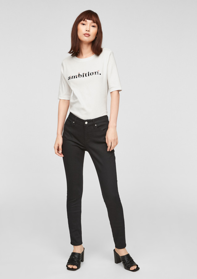 Футболка SLIM FIT 14.103.32.X054-02D3 s.Oliver 36 Білий — фото 3