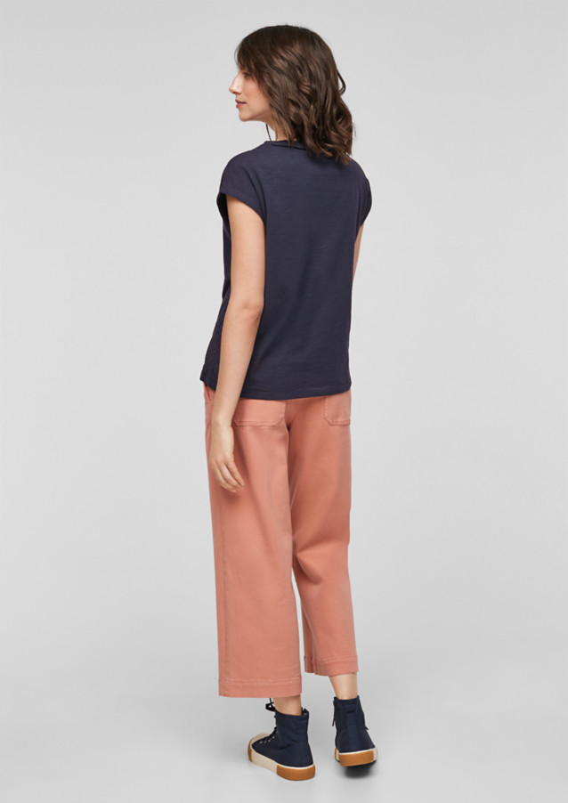 Футболка LOOSE FIT 14.103.32.X056-59D0 s.Oliver 34 Темно-синій — фото 5