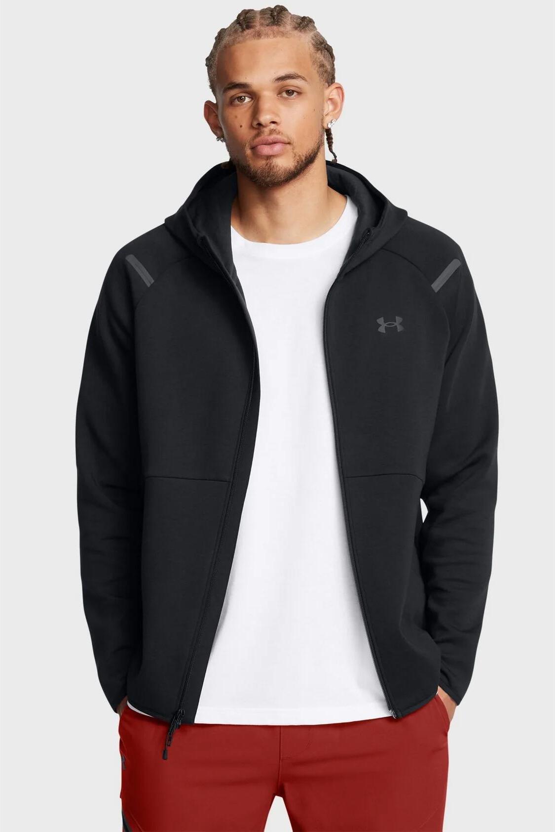 Кофта чоловіча Under Armour Ua Unstoppable Flc Fz Hd Eu (1389352-001) — фото 7