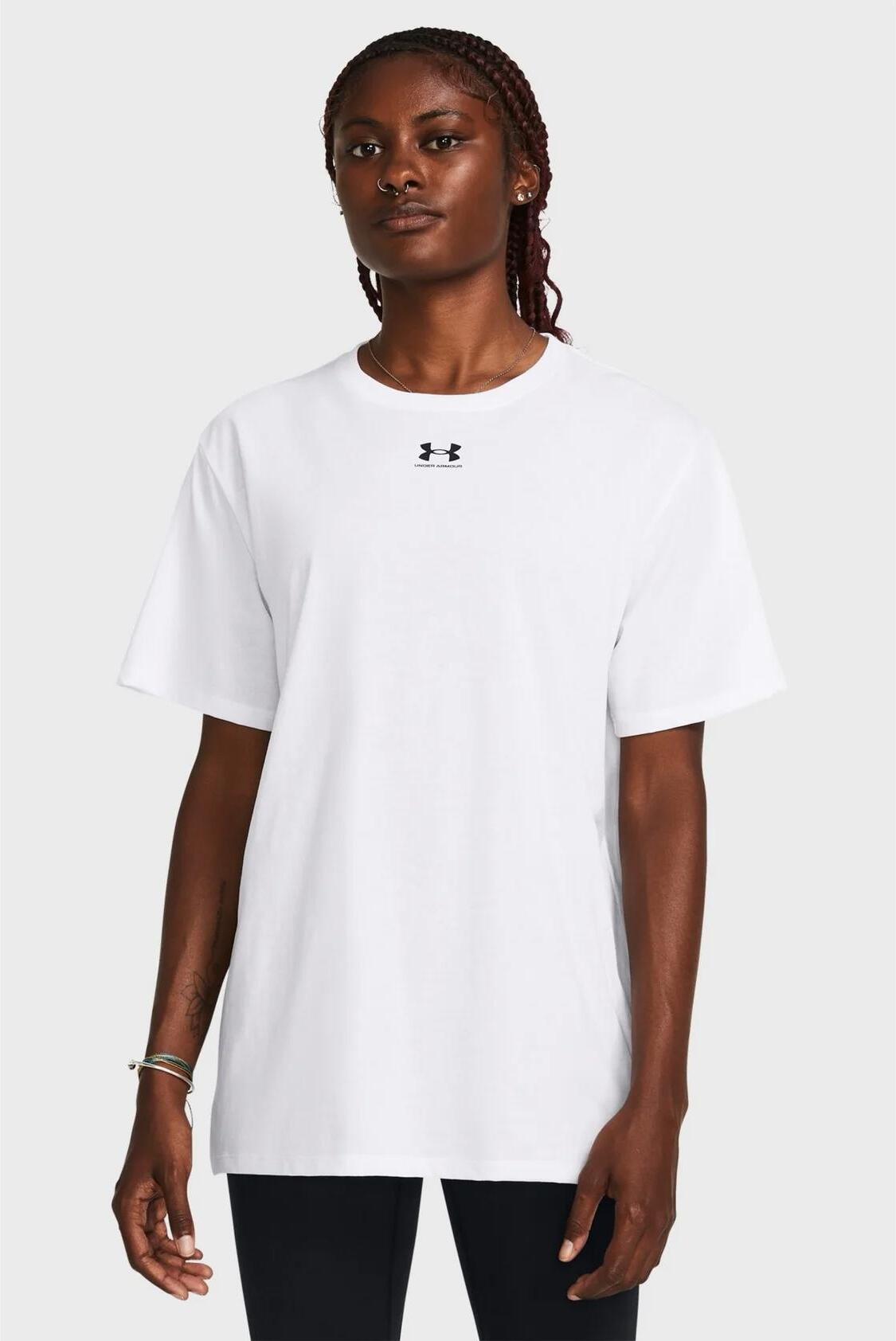 Футболка жіноча Under Armour Campus Oversize Ss (1387193-100) — фото 4